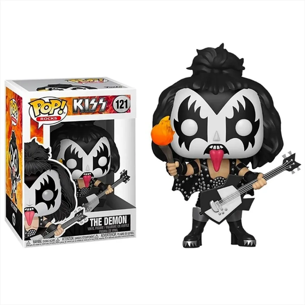 Фото FUNKO KISS игрушечные фигурки, коллекция подарков на день рождения, популярная певица Axl Rose Duff, кукла Маккаган, изысканное украшение для рабочего стола №4