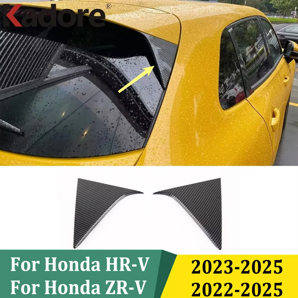 Для Honda HR-V HRV 2023 2024 2025 ZR-V ZRV 2022-2025 спойлер на заднее окно, накладка в полоску, внешняя наклейка на автомобиль, аксессуары Детали экстерьера