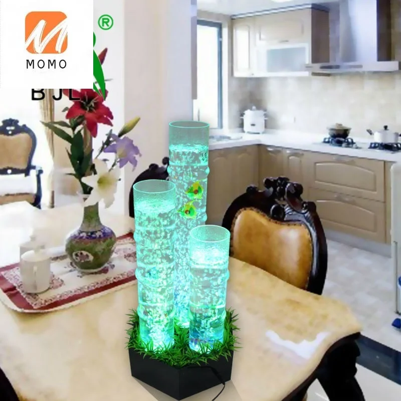 Фото Pernikahan Dekorasi Lampu LED Gelembung Air Meja Centerpieces №2