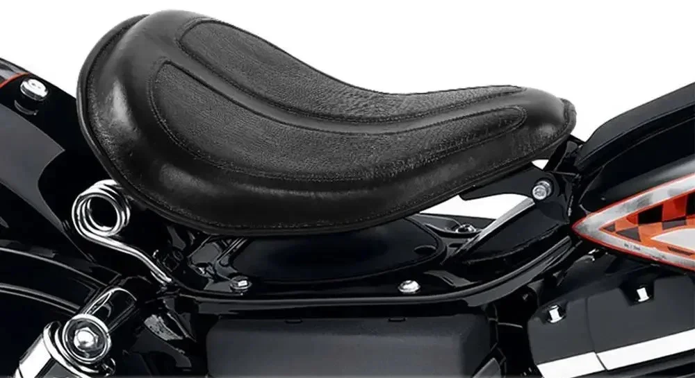 Фото Для Harley Sportster XL 883 1200 2004-2006 2010-Up детали мотоцикла Solo Rider сиденье с пружинным монтажным кронштейном №3