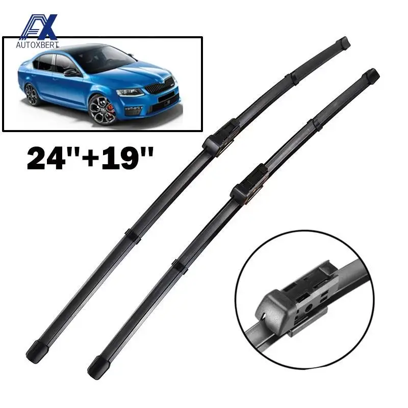 Щетки стеклоочистителя для Skoda Octavia 5E A7 2012 2013 2014 2015 2016 2017 2018 2019 2020, 2 шт./комплект