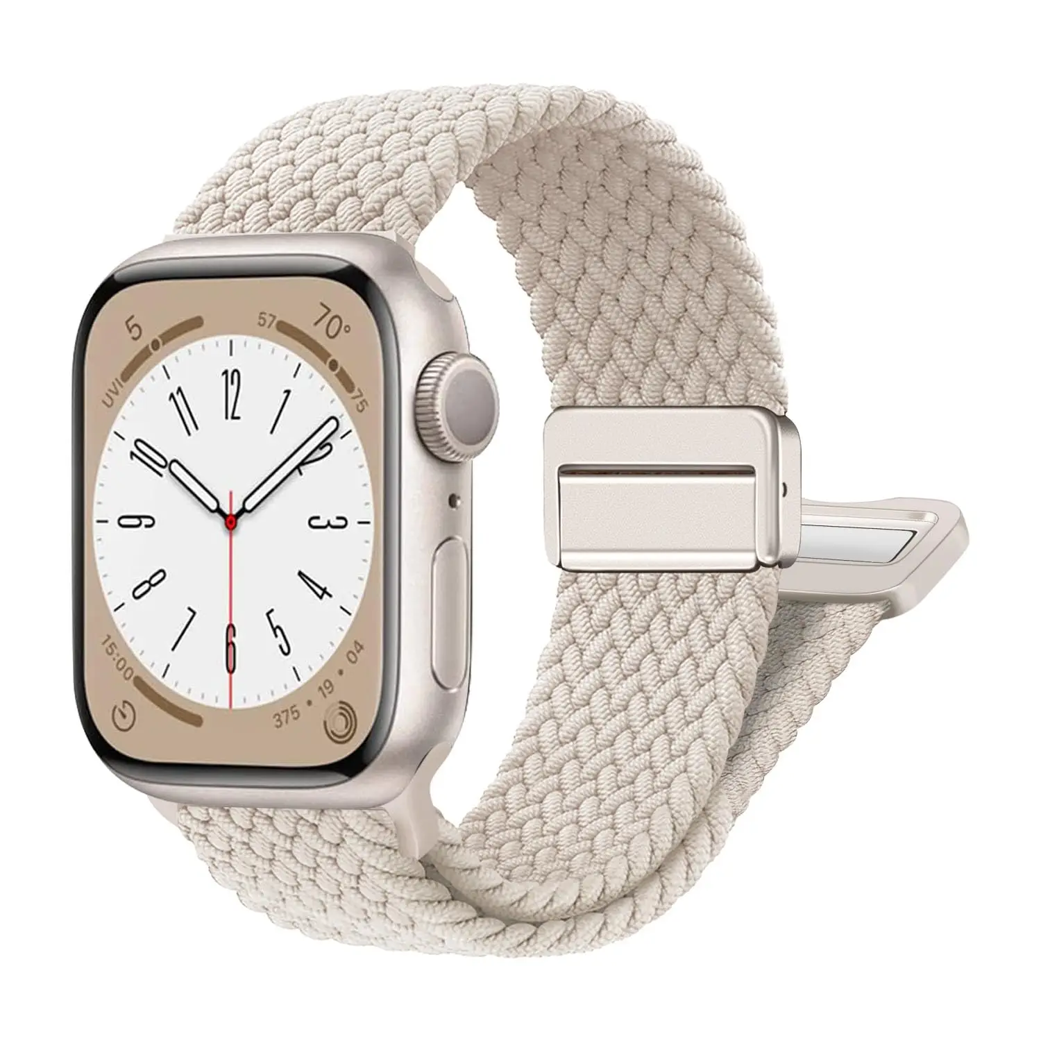 Фото Плетеный ремешок для Apple Watch Ultra 2, браслет с магнитной застежкой для iWatch series se 7 3 5 6 8 9, 44 мм 40 мм 45 мм 49 мм 41 мм 38 мм №2
