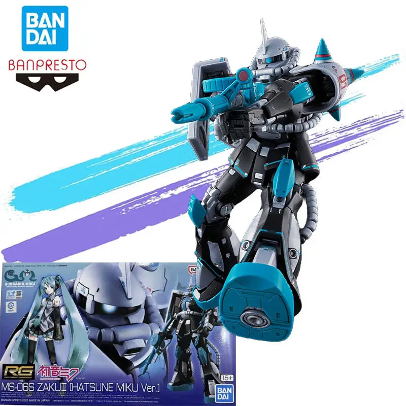 Оригинальный новый и неоткрытый мобильный костюм Bandai Banpresto Gundam Ms 06S Zaku II Commander Type Char Aznable, подарочная игрушка на заказ