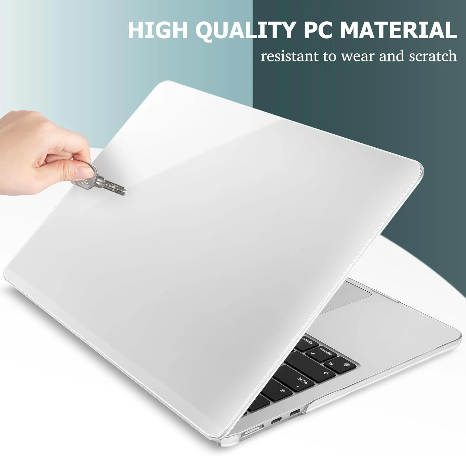 Фото Чехол для ноутбука Apple MacBook Air 15,3 A2941 M2 Chip Macbook Pro 16 A2485 с сенсорной панелью Air 13,3 A2337 A2338 A1932 Crystal Case №5