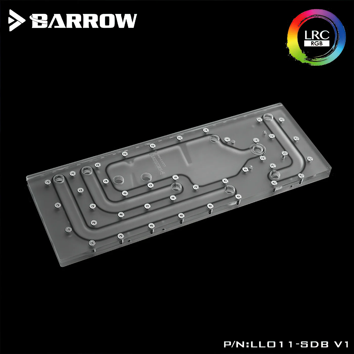 Barrow RGB водоохлаждающая водопроводная пластина дистровальная для шасси LianLi O11 LLO11-SDB