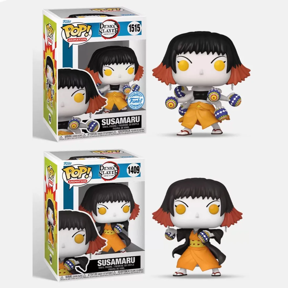 Экшн-фигурки из винила Funko Pop рассекающий демонов Susamaru #1409 #1515 ограниченный выпуск, куклы, игрушки, подарок для детей