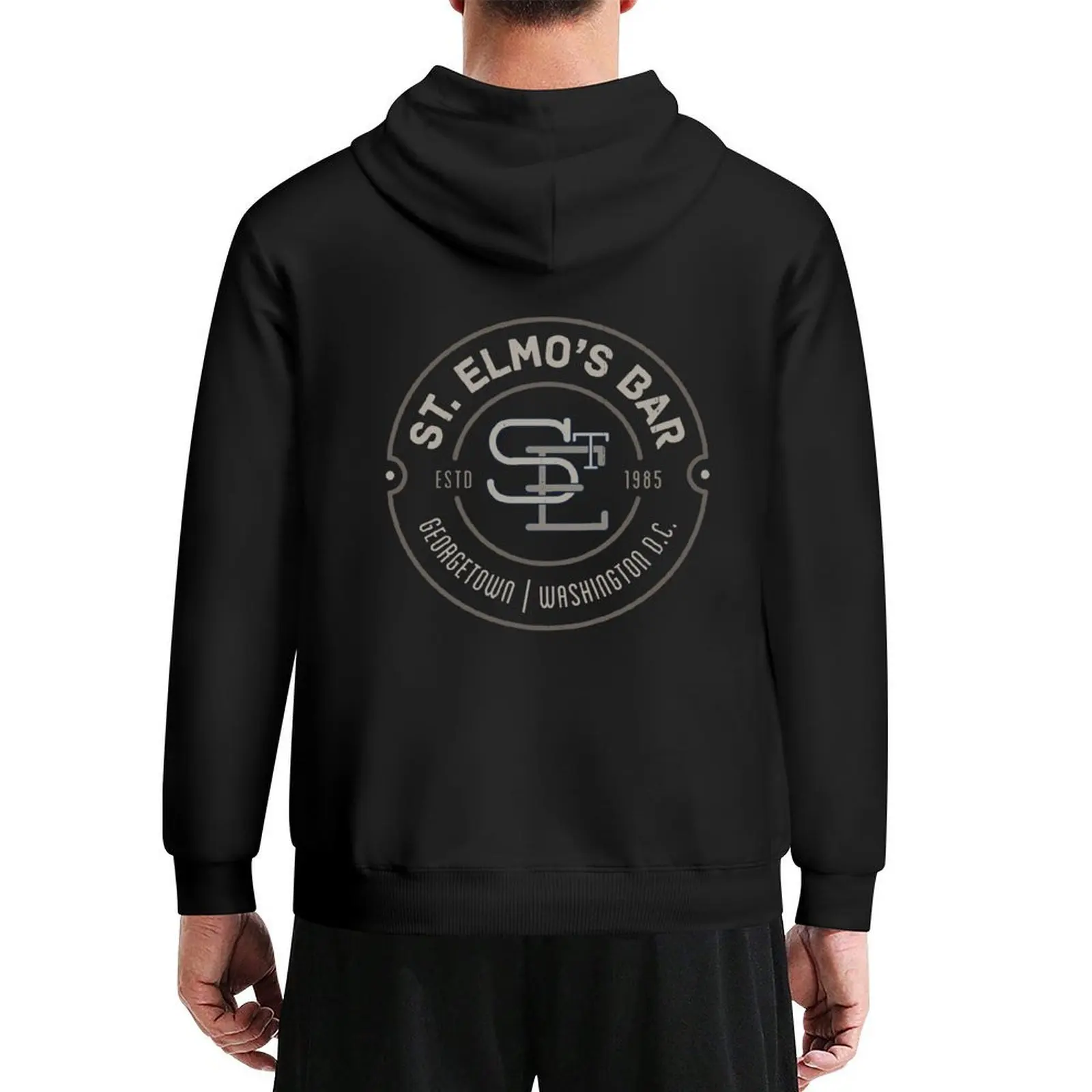 Толстовка St. Elmos Bar, мужская одежда, одежда в стиле аниме, мужской зимний свитер в японском стиле, новые толстовки и блузки