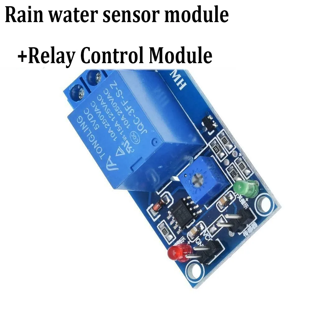 12 В модуль контроллера капель дождя, линейная влага для Raspberry Pi 250 В, инструмент для обнаружения воды, удобный аксессуар
