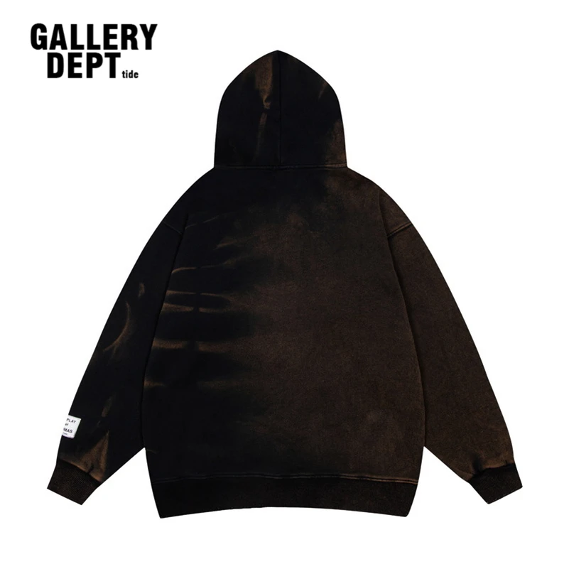 Мужская толстовка с капюшоном Gallery Dept, жаккардовая толстовка, Женский свитшот с капюшоном, пуловер для мужчин, толстовка с капюшоном (art.: 3920c139b1d13) - 3920c139b1d13