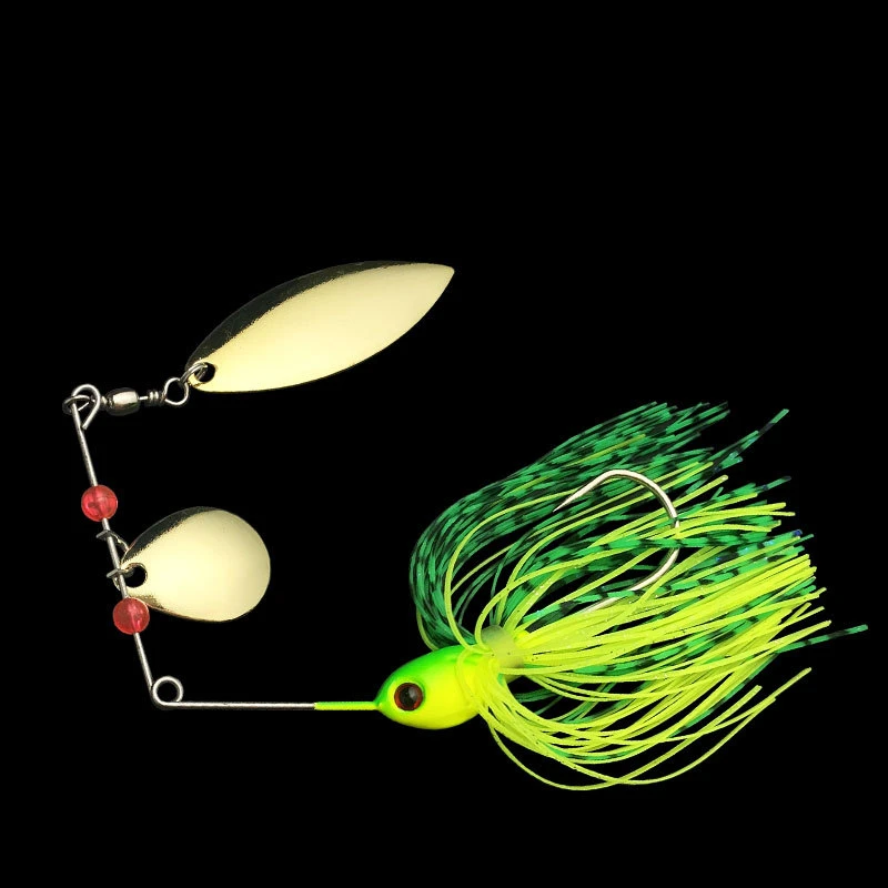 Рыболовная приманка Spinnerbait, металлический Спиннер, Buzzbait, крючок для плавания, комплект джиг, Sia for Bass, Pike, Inverno, 18 г