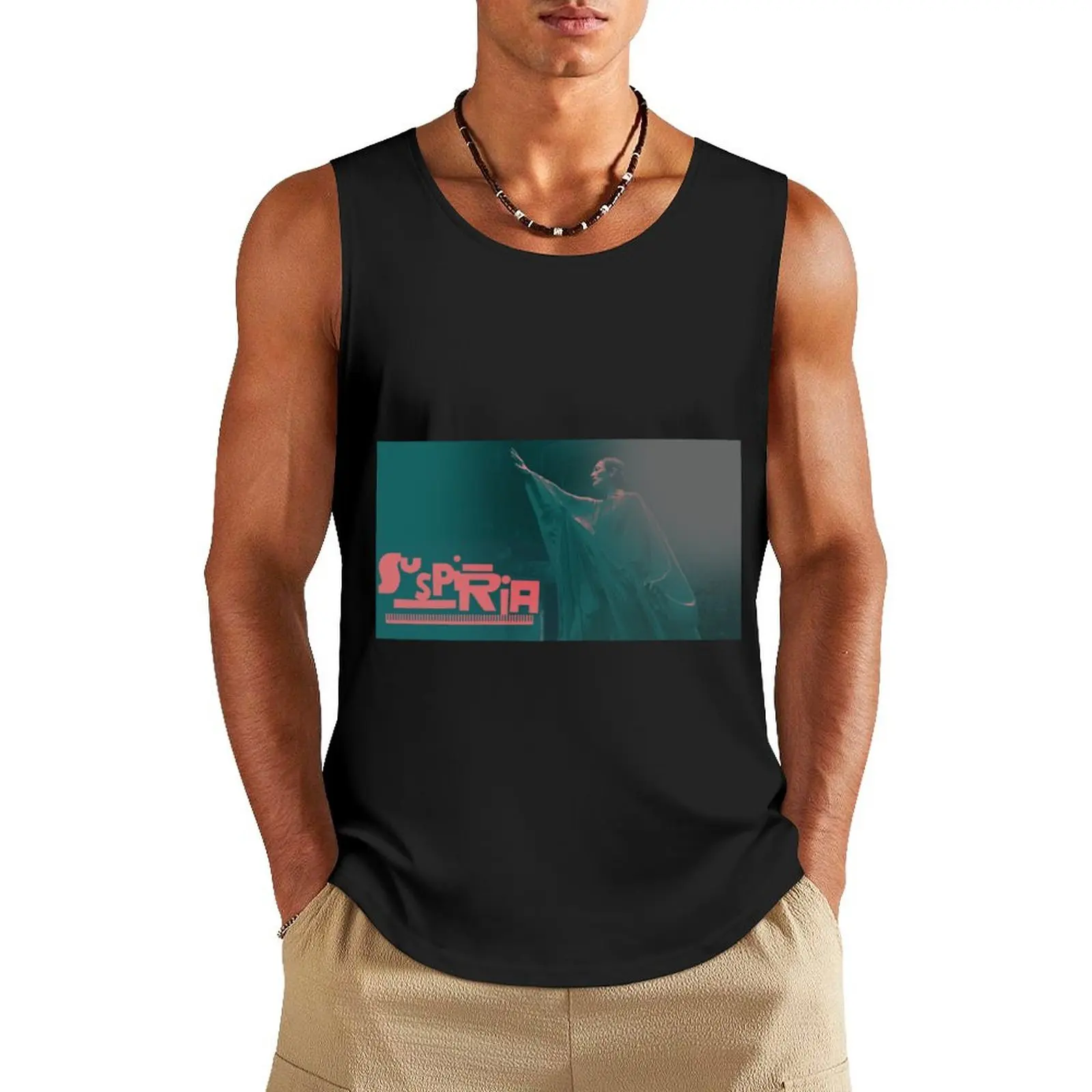 Suspiria - Tilda Swinton - Luca Guadagnino Tank Top Мужские топы Мужские спортивные футболки Мужские спортивные футболки