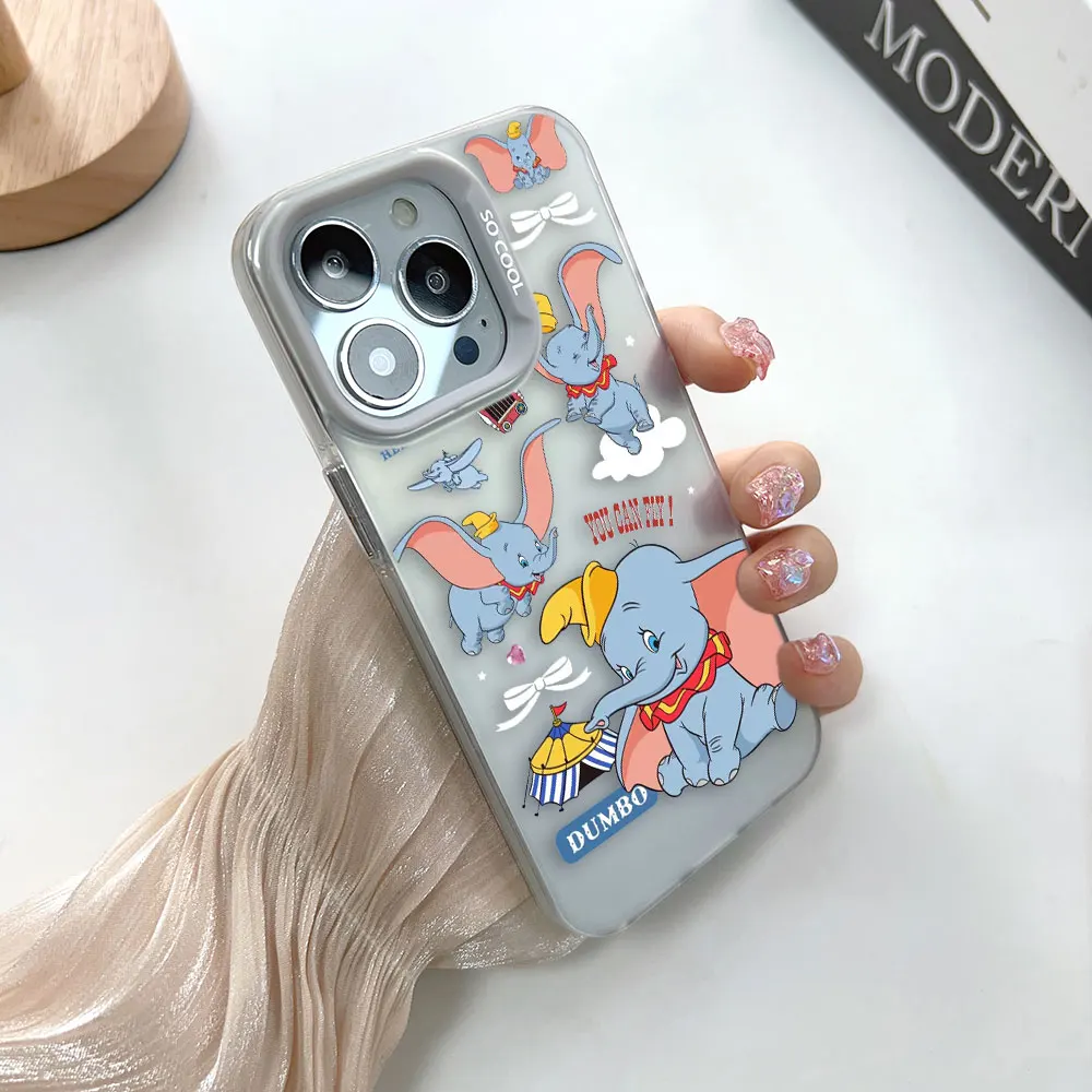 Чехол для телефона Disney Lolely Dumbo для Infinix ПРИМЕЧАНИЕ 30 40 SMART SPARK 6 7 8 9 10 CAMON 20 20C 30C ITEL S23 P36 A48 Жесткий чехол с покрытием