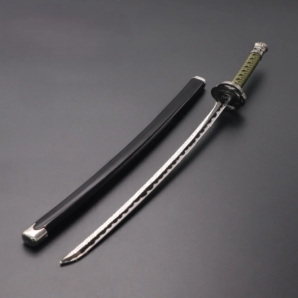 Фото Elden Game Ring Moonveil Katana 26 см Волшебное лезвие Цельнометаллическое переходное лунное свечение Самурайское оружие Коллекционное искусство №4