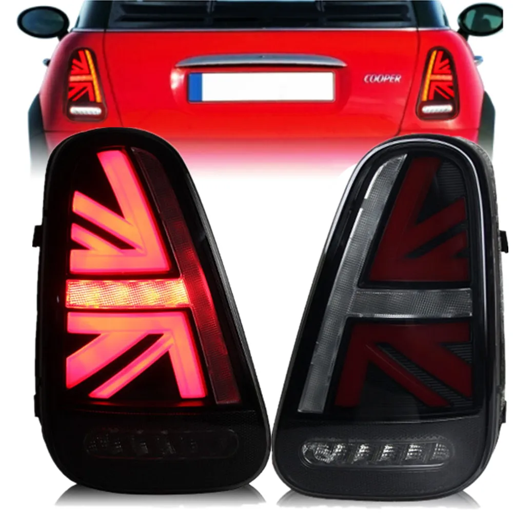 Автомобильные аксессуары, светодиодные задние фонари для BMW Mini Cooper R50 R52 2001 2002 2003 2004 2005 2006, задний стоп-сигнал, лампа заднего хода в сборе