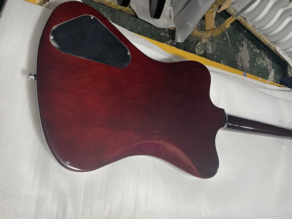 Фото Электрогитара Fire Bird, 6-струнная, цвет солнечных лучей, хорошо изготовленная, накладка из палисандра, высокое качество, в наличии, быстрая доставка №3