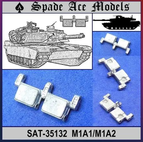 Металлические треки Spade Ace модели SAT-35132 масштаб 1/35 для US M1 Abrams MENG TS-026