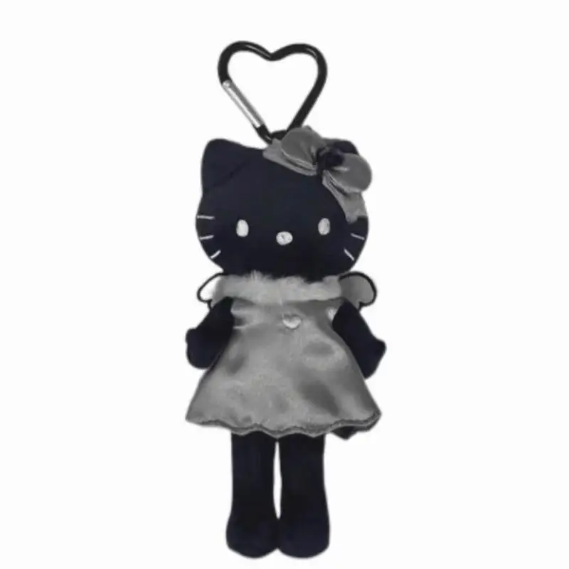 Фото Sanrio Серый Ангел Длинные Ноги Hello Kitty Плюшевая Игрушка Брелок KT Cat Мягкая Кукла Подвеска Автомобильный Брелок Для Ключей Сумка Декор Детский Подарок №4