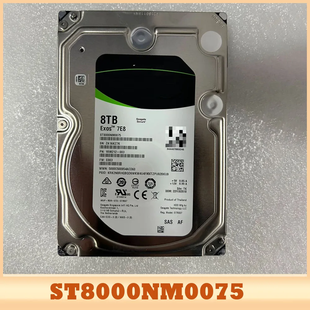 Для жесткого диска Seagate Enterprise 8T SAS 12Gb 0M40TH 7,2K HDD ST8000NM0075
