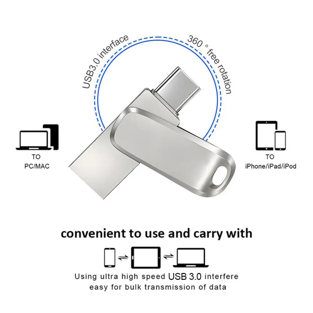 Фото Флэш-накопитель Usb 3,0, 128 ГБ, 512 ГБ, 1 ТБ №3