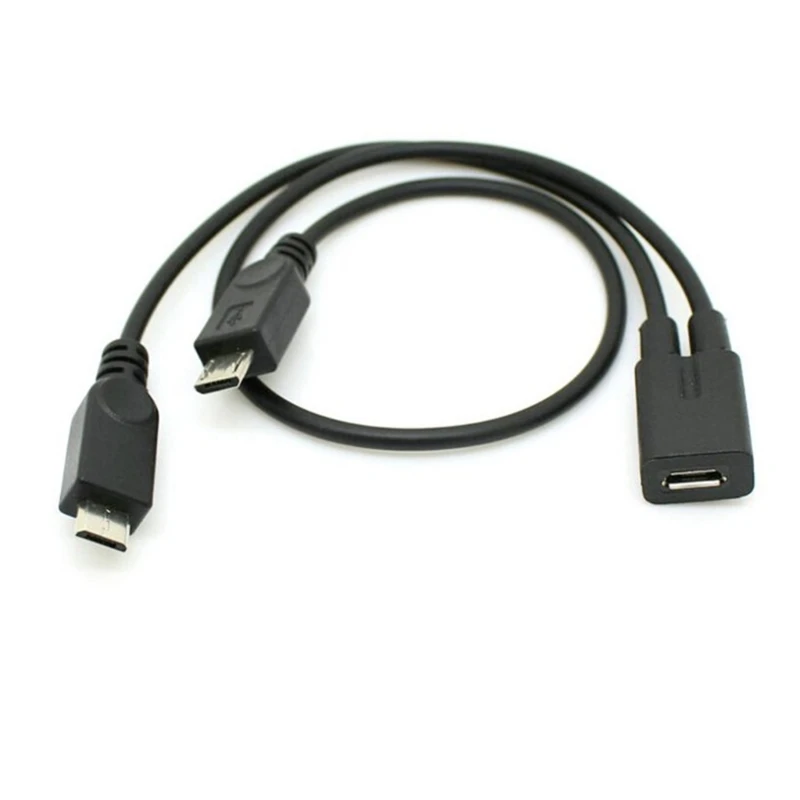 Фото Кабель-разветвитель Micro USB «мама» на разъем «папа» Micro USB, длина 30 см №4