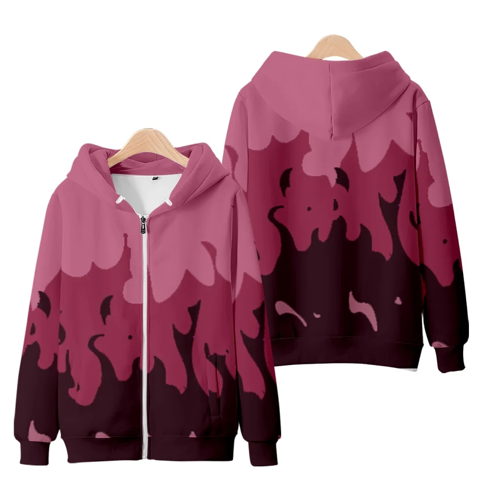Мужская толстовка с капюшоном Aphmau Merch толстовка с капюшоном Api Ungu dan Merah 3D Cetak Keren Ritsleting manl для женщин уличная одежда