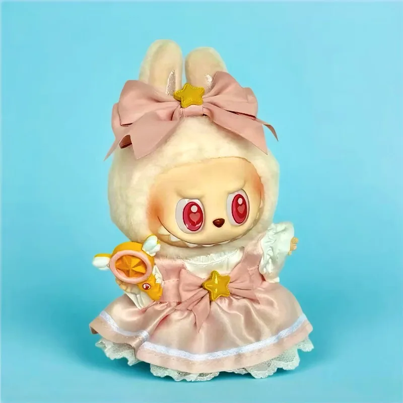 15 17 см для куклы Labubu Cardcaptor Sakura, юбка, нарядная одежда, милая одежда Wakaii Japan Magic Girl, аксессуары для сидения и вечеринок
