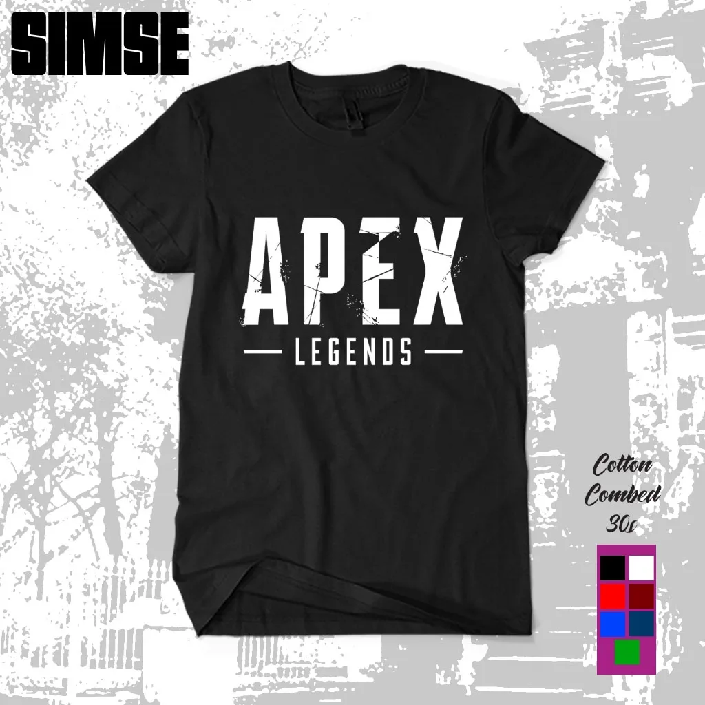 Футболка Pria Distro Sablon DTF APEX LEGENDS, игровая футболка унисекс, игровая, SIMSE.ID