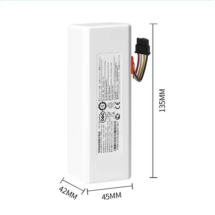 Фото Для Xiaomi Robot Battery 1C P1904-4S1P-MM Mijia Mi Пылесос Подметальный робот Сменный аккумулятор 5200 мАч 12800 мАч №3