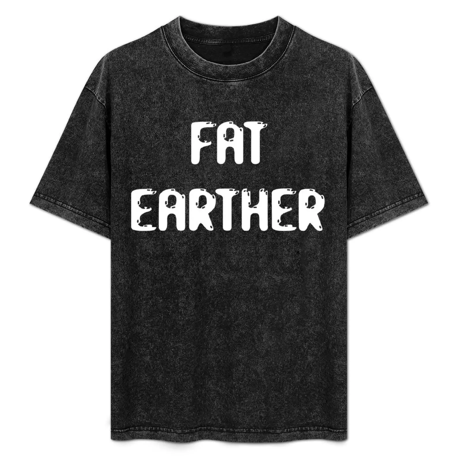 Футболка Fat Earther, забавные мужские футболки для мальчиков