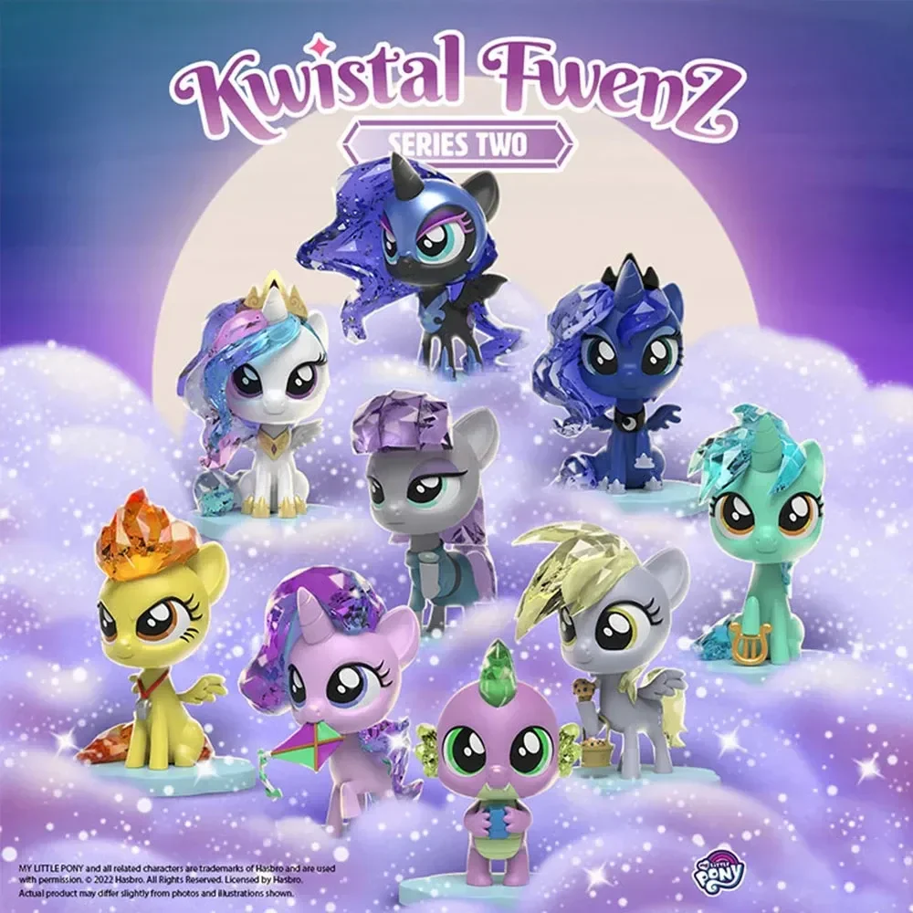 Фото Фигурка Мий маленький пони Disney Kwistal F Они серия слепая коробка серии Two Mystery Box Kawaii мультяшный декор детская игрушка-сюрприз подарок №4