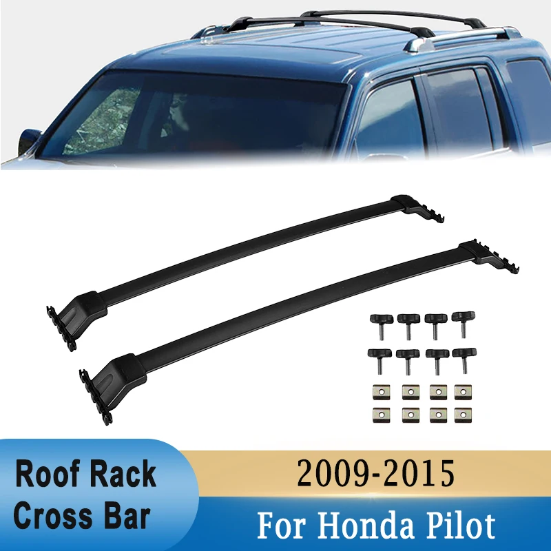 Багажник на крышу автомобиля, поперечины для Honda Pilot 2009-2015, багажник из алюминиевого сплава для внедорожника, каяки, велосипед, каноэ, держатель на крышу