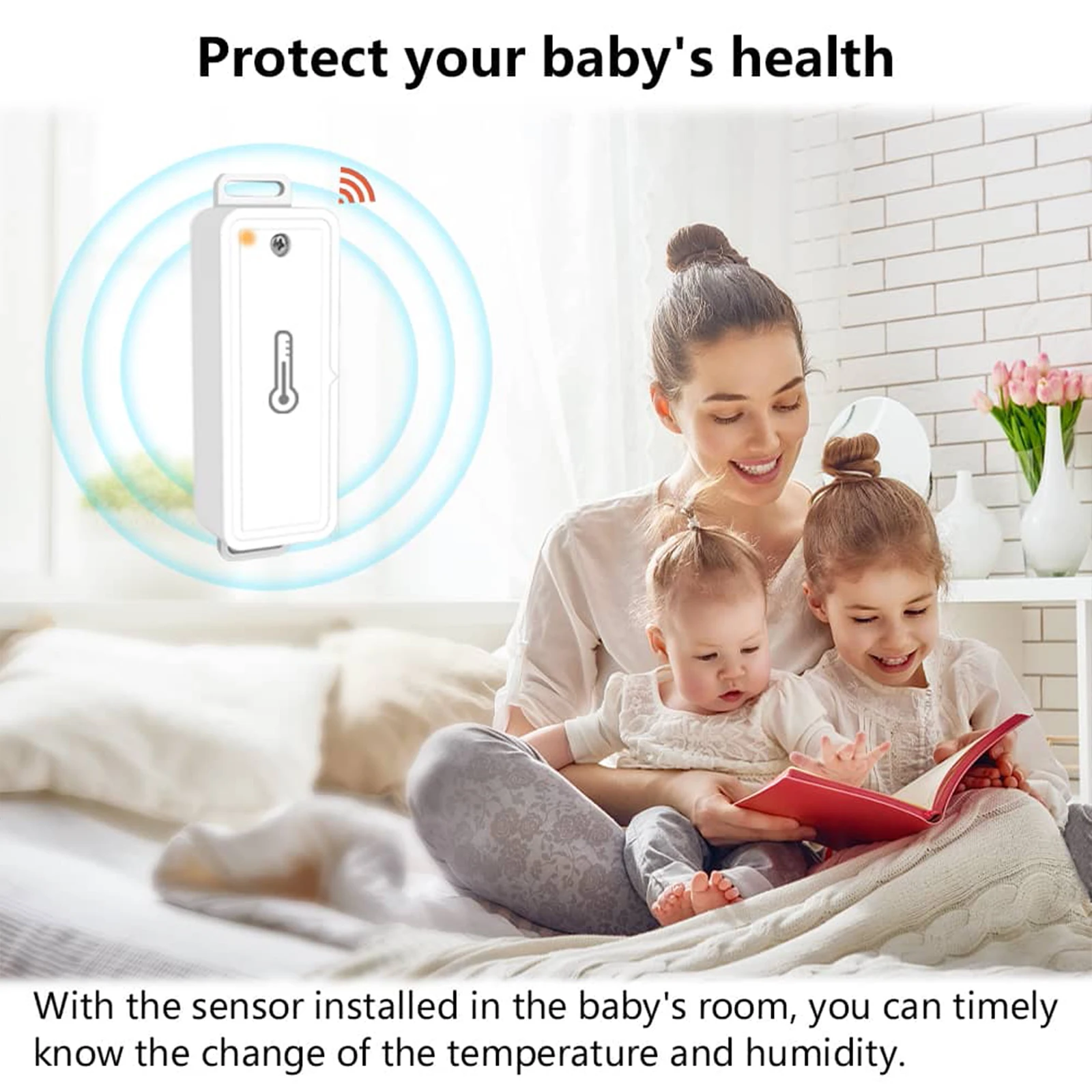 ZigBee Tuya Smart Life Датчик температуры и влажности с дистанционным управлением и поддержкой голосового управления для Goog... (art.: 3920c8d97e730) - 3920c8d97e730