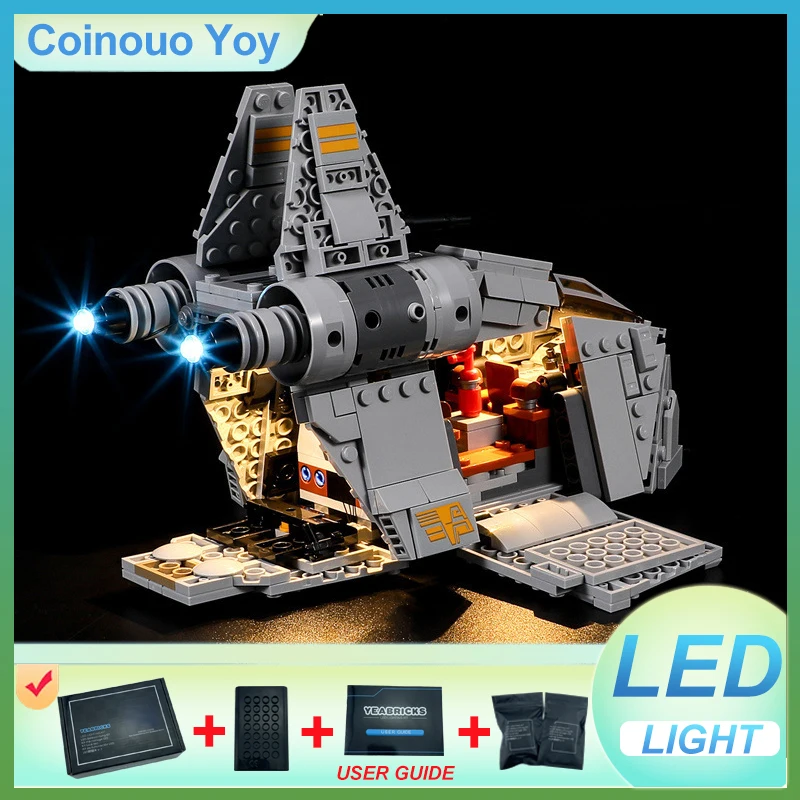 ЛЕГКА для LEGO 75338, игрушка «сделай сам» Ambush on Ferrix Block (модель без блоков, только светодиодный светильник), набор светильников, подарок для ребенка