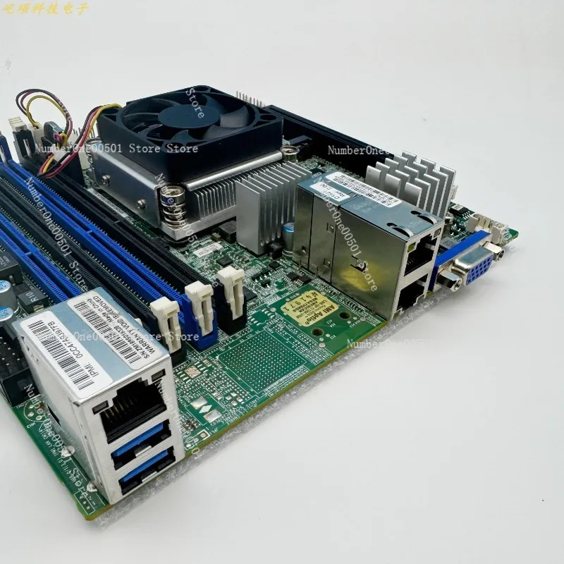 Фото Плата ITX Supermicro X10SDV-4C-TLN2F D-1521, двойной процессор 10 ГБE NAS для Synology FN Linux 95, новинка №2