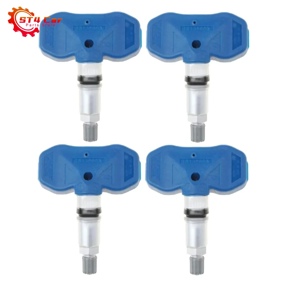 4шт/1шт 15136883   Датчик давления в шинах TPMS 315 МГц для Cadillac Escalade Chevrolet Avalanche Silverado Suburban GMC Sierra