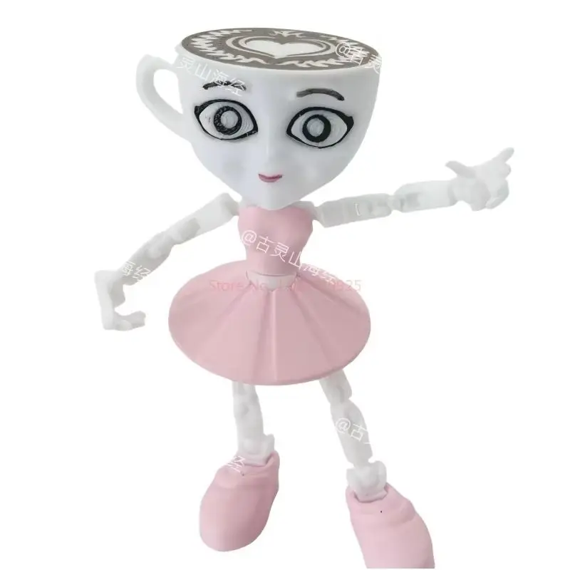 Фото Hot Tung Tung Tung Sahur Балерина Капучино Фигурка Brainbot Аниме Tralalero Tralala Акула Настольный орнамент Игрушки Подарки №5