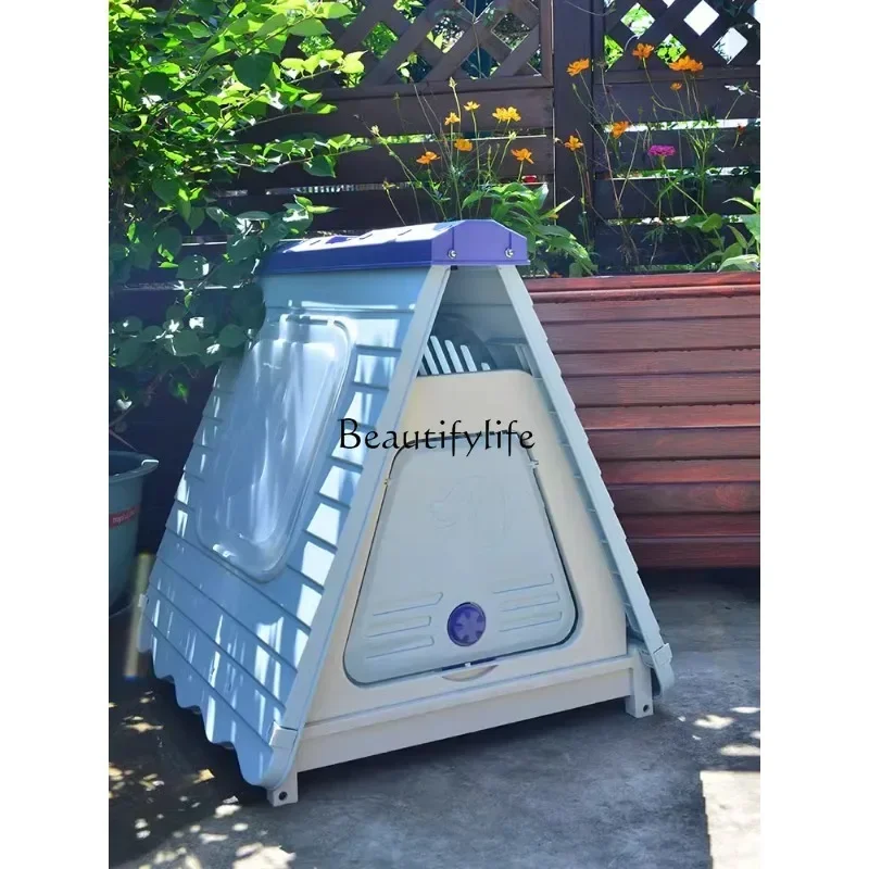 Пластиковый домик Rascal kennel, водонепроницаемый и ветрозащитный дом для собак, универсальный, всесезонный