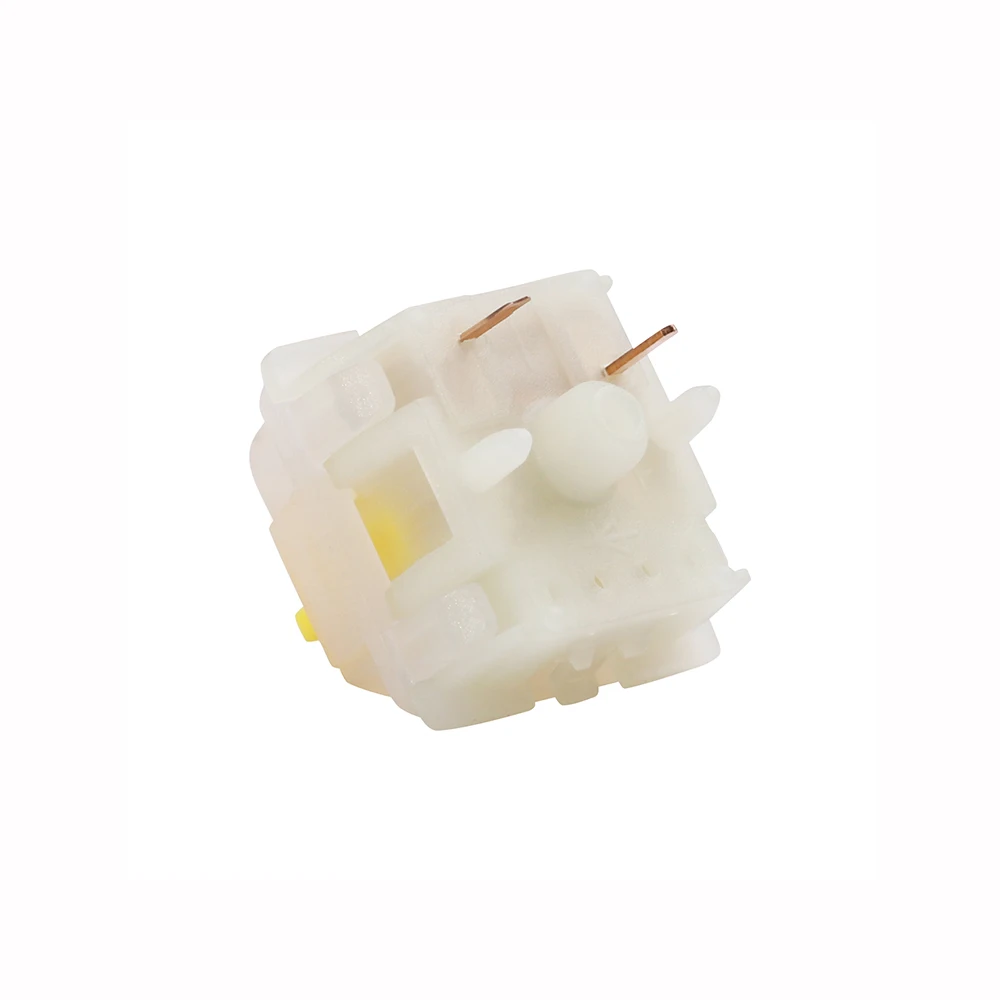 Фото Переключатели Gateron Milky Pro, молочно-желтый Pro, красный линейный смазочный переключатель Smd Rgb Mx, выносной переключатель для механической клавиатуры, 5 контактов №2
