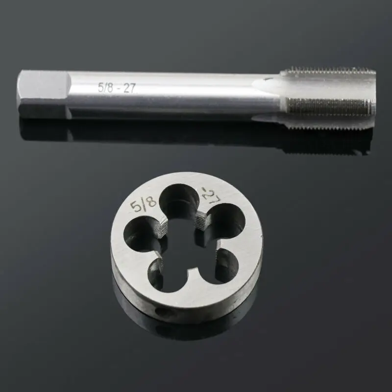 Фото Handwerkzeug Die CNC Gewindebohrer Und Matrizensatz Zubehör High speed steel TPI 27 Rechts Hartmetallwerkzeug UNS №4