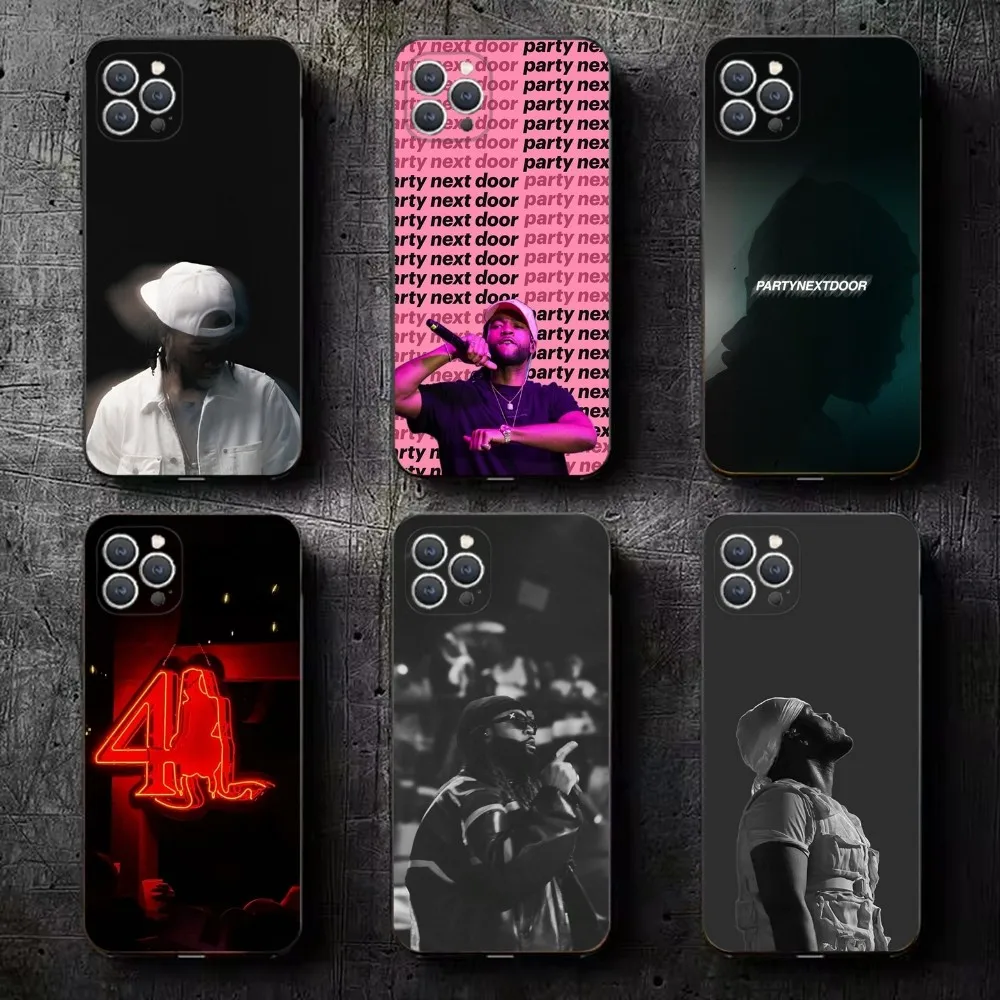 P-Partynextdoor Rapper чехол для телефона iPhone 16,15,14,13,12,11,Plus,Pro Max,XS,X,XR,SE,Mini,8,7 мягкий силиконовый черный чехол
