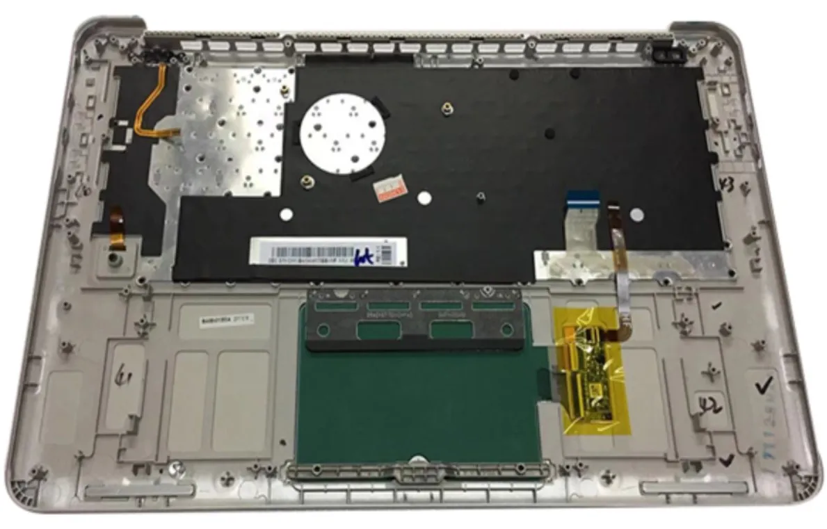 Фото Новый/Орг для Samsung NP 900X5T NP900X5T K02 K03 подставка для рук корейская клавиатура верхняя крышка тачпад, серебристый №2