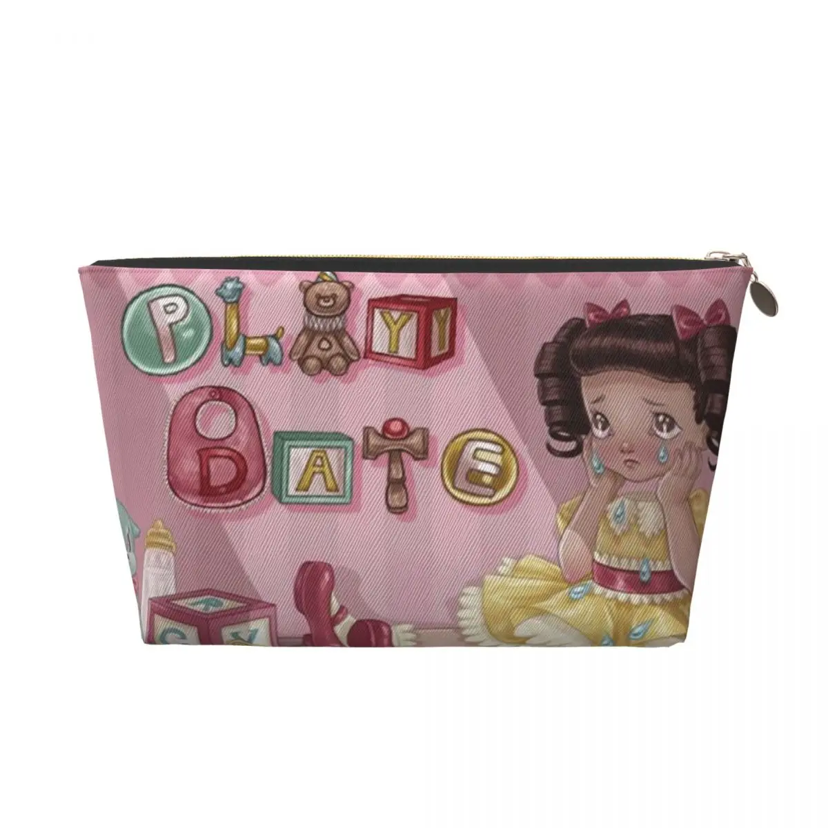 Melanie Martinez Cry Baby Canvas Элегантная кожаная косметичка для женщин — дорожная косметичка для кистей и предметов первой необходимости