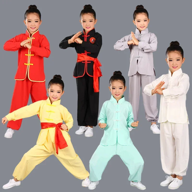 Униформа традиционной китайской кухни KungFu para niños и ниñas, conjunto traje Wushu, сайт фольклорной тай-чи, t