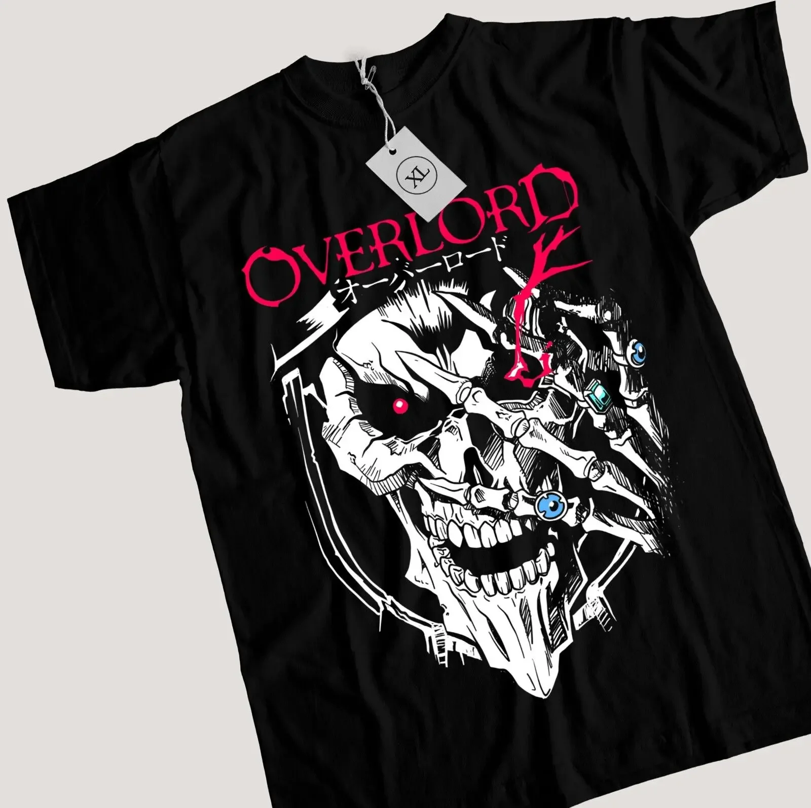 Футболка Overlord Ainz Ooal Gown Альбедо Череп Аниме Манга Подарки Рубашка Все размеры