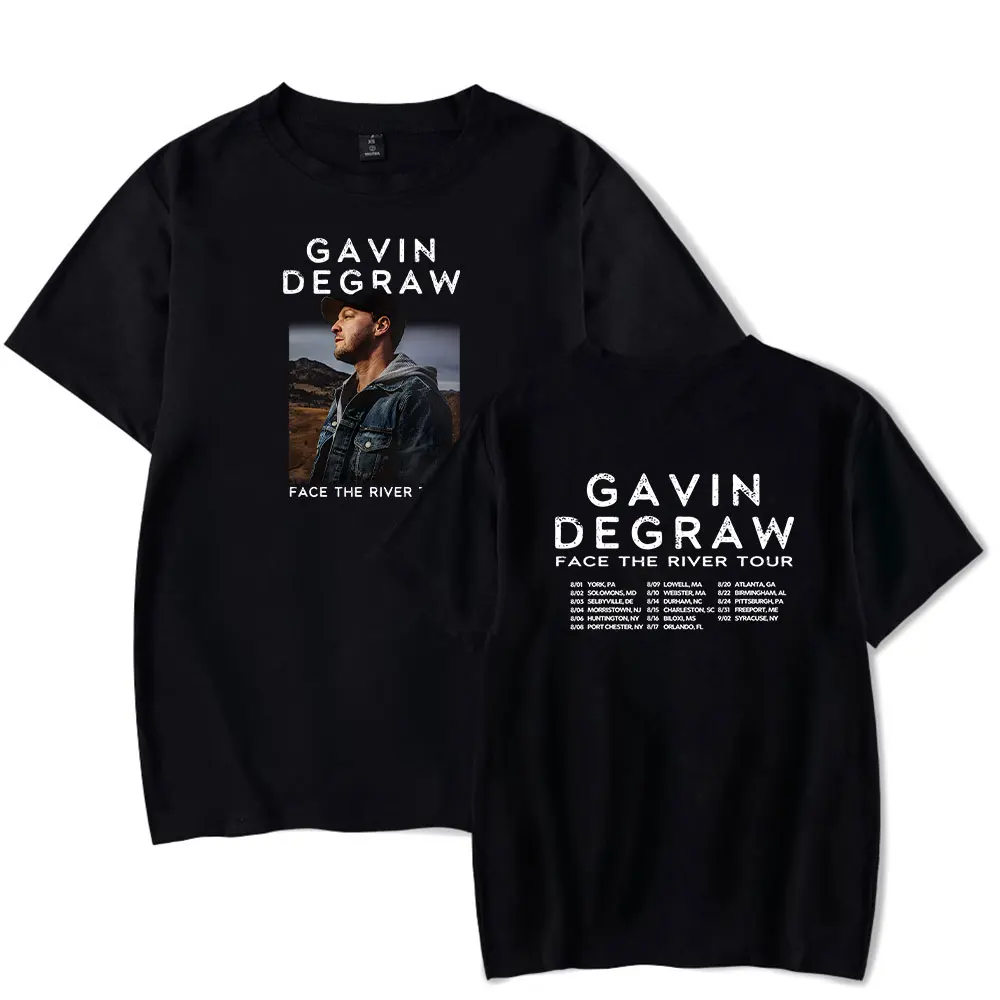 Футболка Gavin DeGraw, альбом 2025, повседневная новая модная женская и мужская летняя футболка с короткими рукавами, одежда