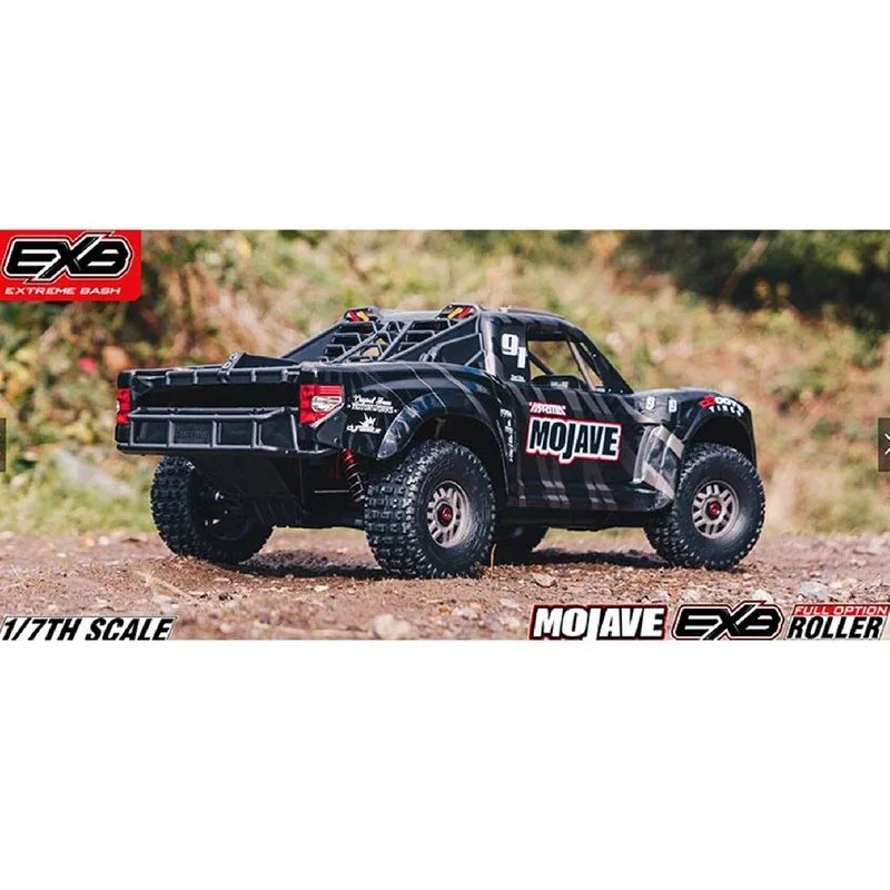 Фото Arrma 1/7 Mojave Exb Обновленная версия RC Автомобили с дистанционным управлением 4wd 80 км/ч Электрические модели автомобилей Короткая грузовик Рамка Ara7204 Подарки для мальчиков №2