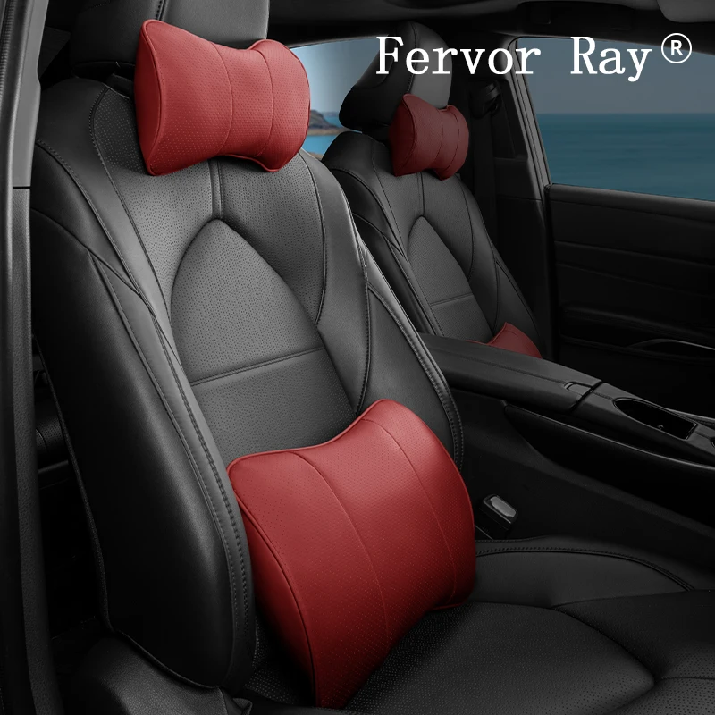Кожаная Автомобильная подушка для шеи, поддержка поясницы Для Chevrolet Trax Cruze Citroen Picasso C2 C3 C4 C4L DS3 DS5, подголовник, аксессуары для талии