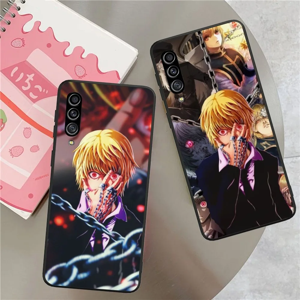 Чехол для мобильного телефона Hunter x Hunter Kurapika, чехол для Samsung Galaxy S23 S22 S21 S10 S9 S8 Plus, Ультрачерный мягкий чехол для телефона