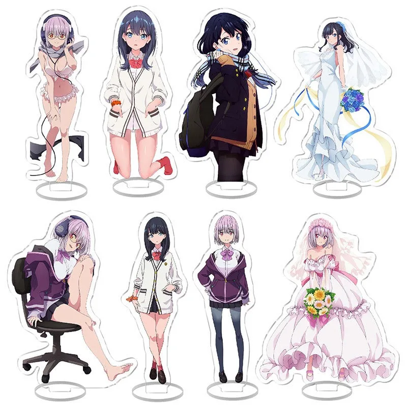 Новая мода SSSS Gridman Takarada Rikka waifu аниме двухсторонняя акриловая подставка фигурка Коллекционная модель брелок игрушки подарки