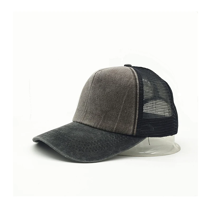 Летняя мужская дышащая сетчатая шляпа для отдыха, кепка Snapback с принтом, вышитая персонализированная бейсбольная шляпа, солнцезащитный козырек, модная фуражка (art.: 3920c63fd8b88) - 3920c63fd8b88
